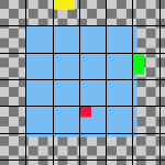 Example Use of Snap to Grid: Layers Aligned to Top Left Corner of Grid Squares